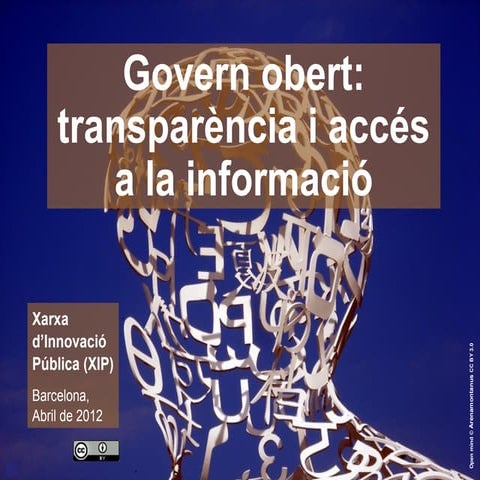 Transparència i accés a informació