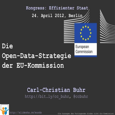 Die Open-Data-Strategie der EU-Kommission