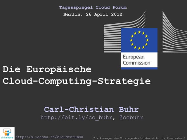 Die europäische Cloud-Computing-Strategie