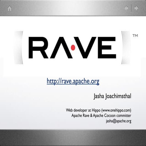 Apache Rave at The Apache Meetup in NL