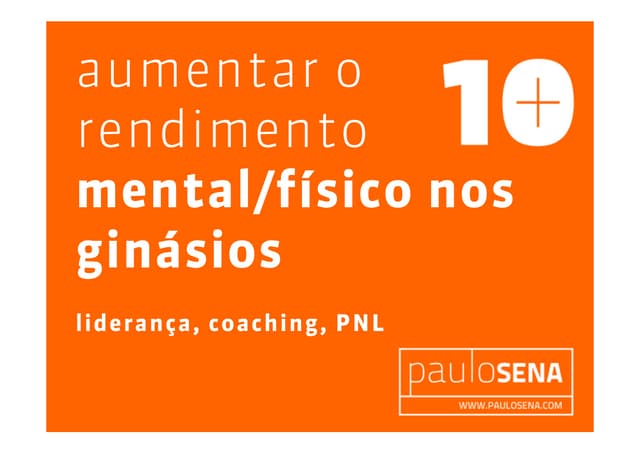Aumentar rendimento mental/físico nos ginásios