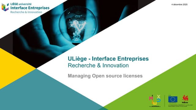 Managing Open Source Licenses (Geeks Anonymes)