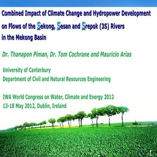 Combined impact of climate change a...