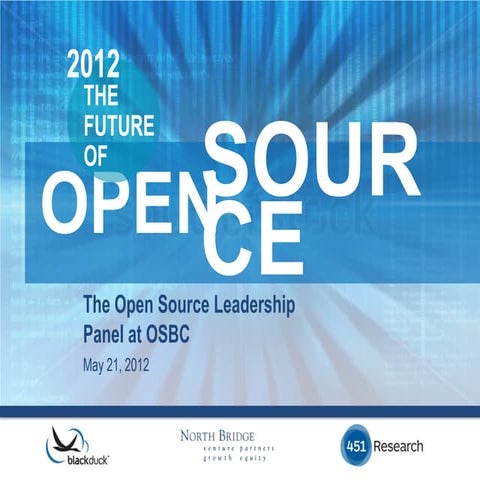 2012 Future of Open Source - 6th Annual Survey results