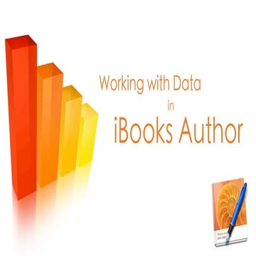 Working with Data in iBooks Author