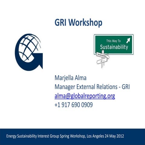 GRI workshop with EPRI