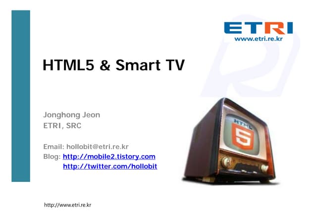 HTML5 and Smart TV