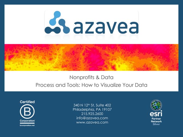 NTEN Webinar - Data Cleaning and Visualization Tools for Nonprofits