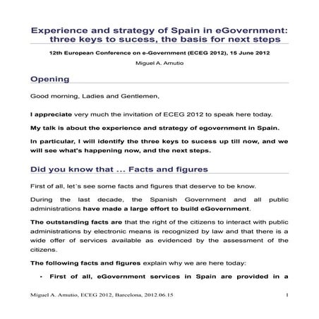 The National Interoperability Framework of Spain, a Global Approach to ...