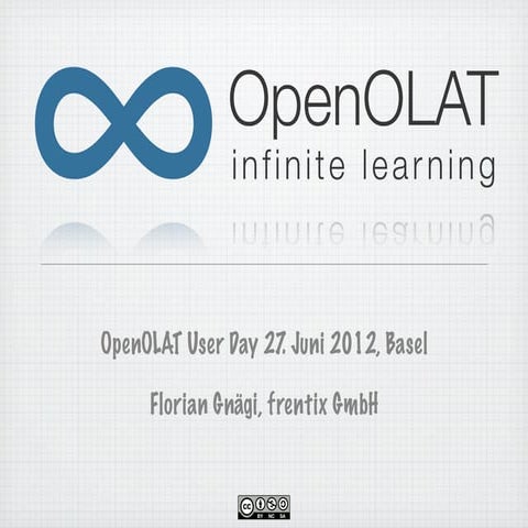 OpenOLAT User Day 2012 in Basel