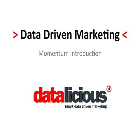 Datalicious - Smart Data Driven Marketing