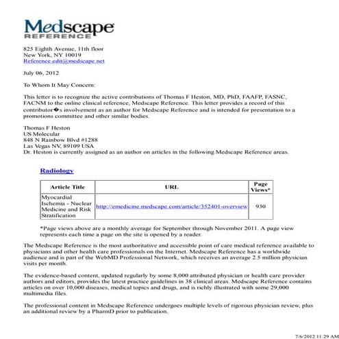 20120706 Medscape reference certificate of recognition
