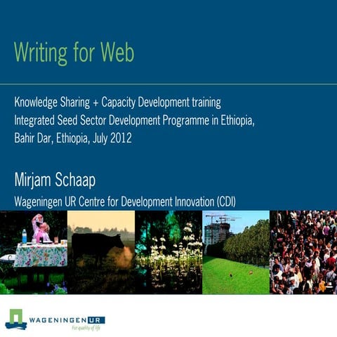 Writing for Web