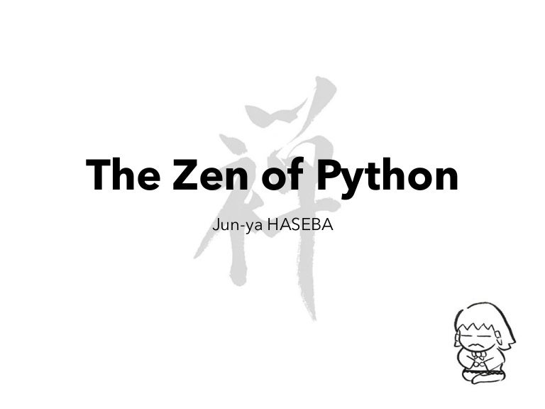 The Zen of Python