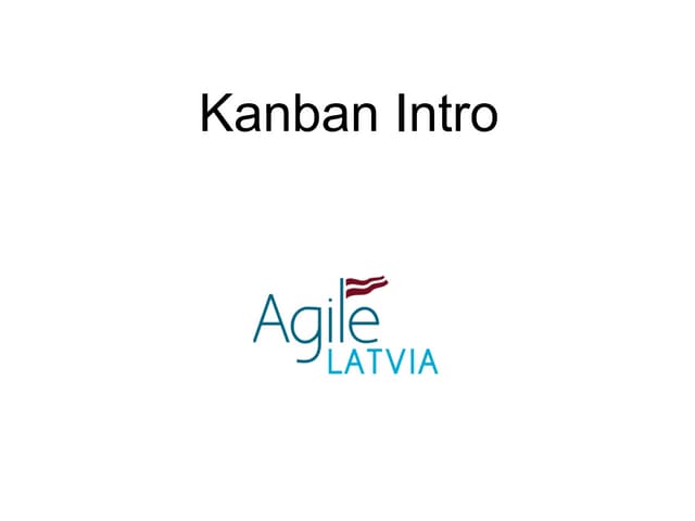 Introduction to Kanban