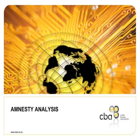 Credit Bureau Amnesty Presentation