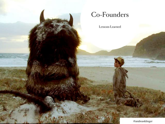 Co-Founders - short lessons learned