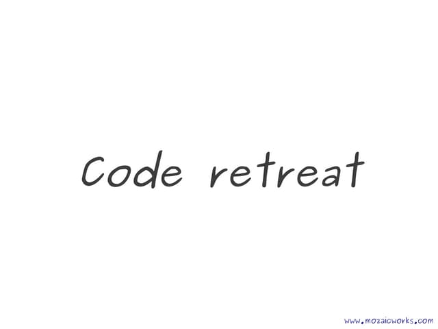 Coderetreat @Sibiu 2012 08 18