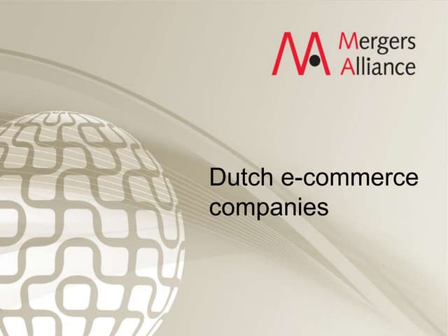 Independent Dutch e commerce compan...