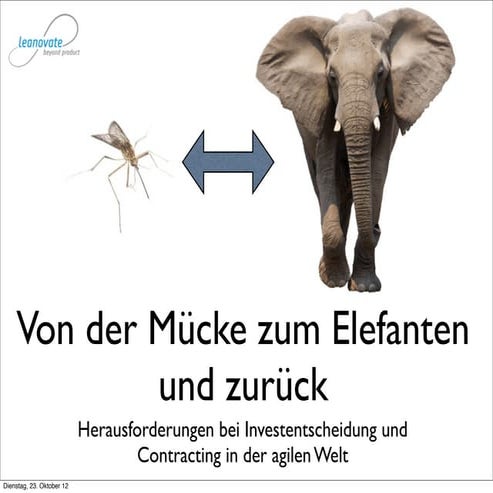 Contracting in agilem Umfeld