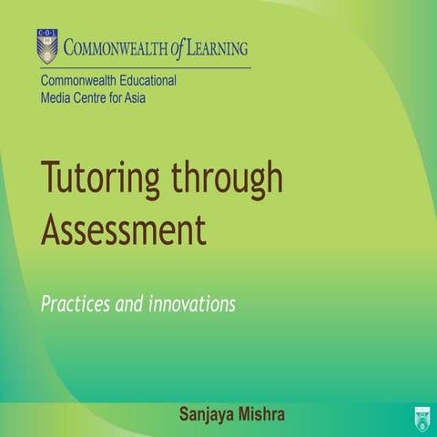 Tutoring through Assessment: Practices and innovations