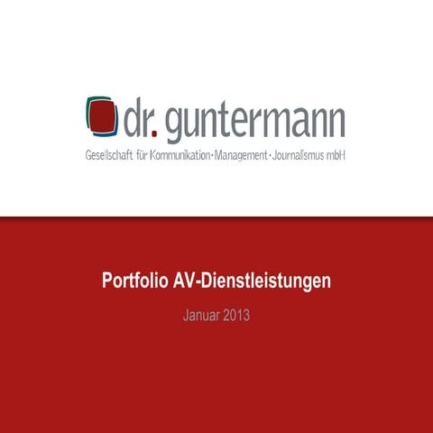 Film und Unternehmens-Footage bei Dr. Guntermann GmbH