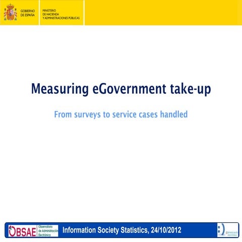 20121024 measuring e government takeup