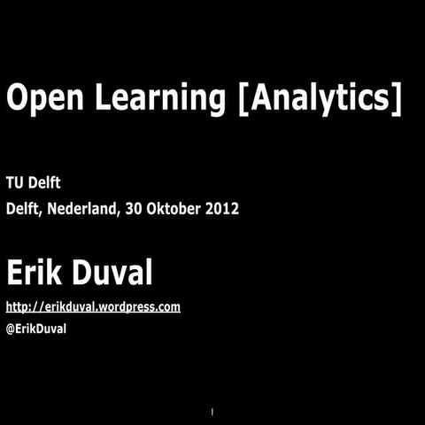 Open Learning Analytics