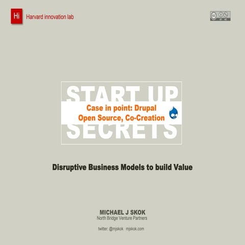 Game Changing Business Models - Case - Dries Drupal, Open Source, Co-Creation