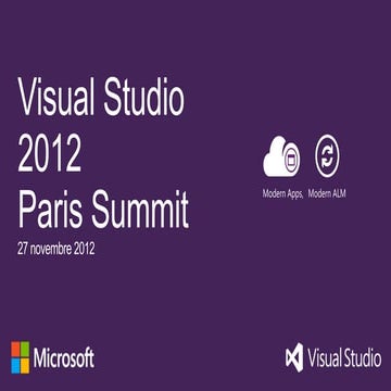 Visual Studio 2012 Paris Summit - Cellenza/Mediapost: retour d'expérience