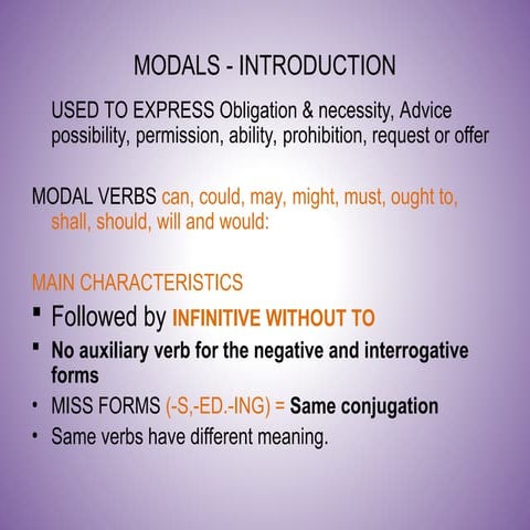 verbos modales y modales perfectos bhtos