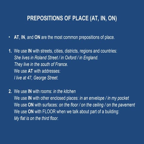 PREPOSITIONS OF PLACE IN/ON/UP/ ABOVE.ppt