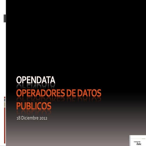 Operadores de datos
