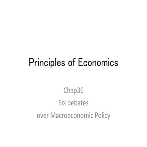 20121222 mankiw economics chapter36