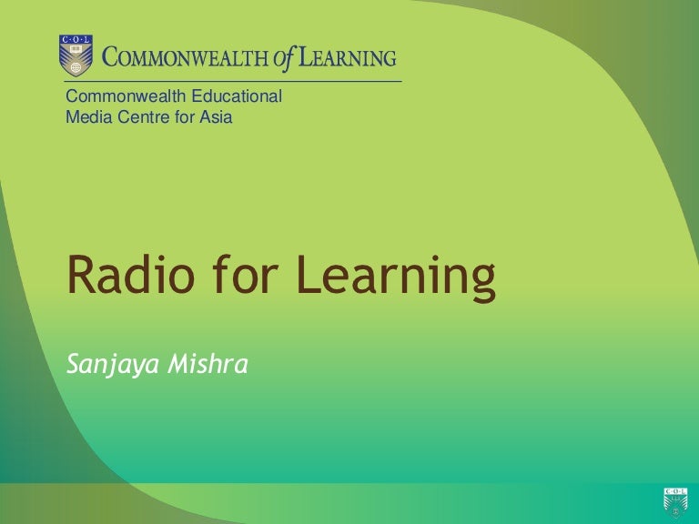 Radio for Learning
