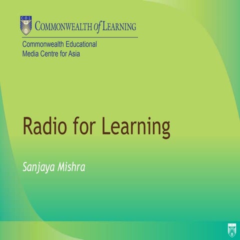 Radio for Learning