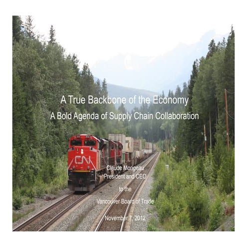 Claude Mongeau - Vancouver Board of Trade