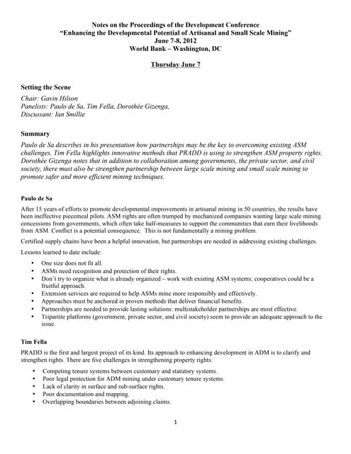 2012 7 June Development Conference Readout
