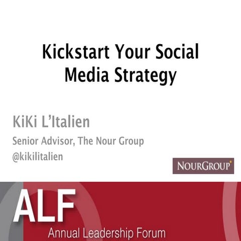 Kickstart Your Social Media Efforts