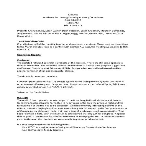 2012 April ALL Minutes