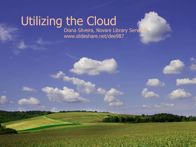 TBLC Workshop Lunch & Learn - Utilizing the Cloud