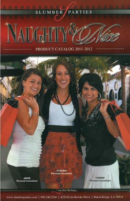 2011-2012 Slumber Parties Catalog
