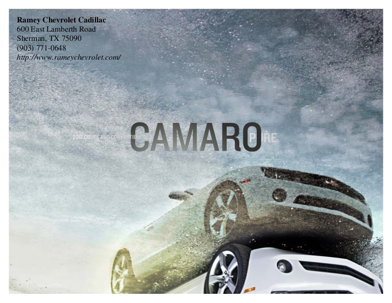 Ramey Chevrolet Sherman Tx >> 2012 Chevy Camaro For Sale In Sherman Tx Sherman Chevrolet Ramey Chevrolet Sherman Tx >> 2012 Chevy Camaro For Sale In Sherman Tx Sherman Chevrolet