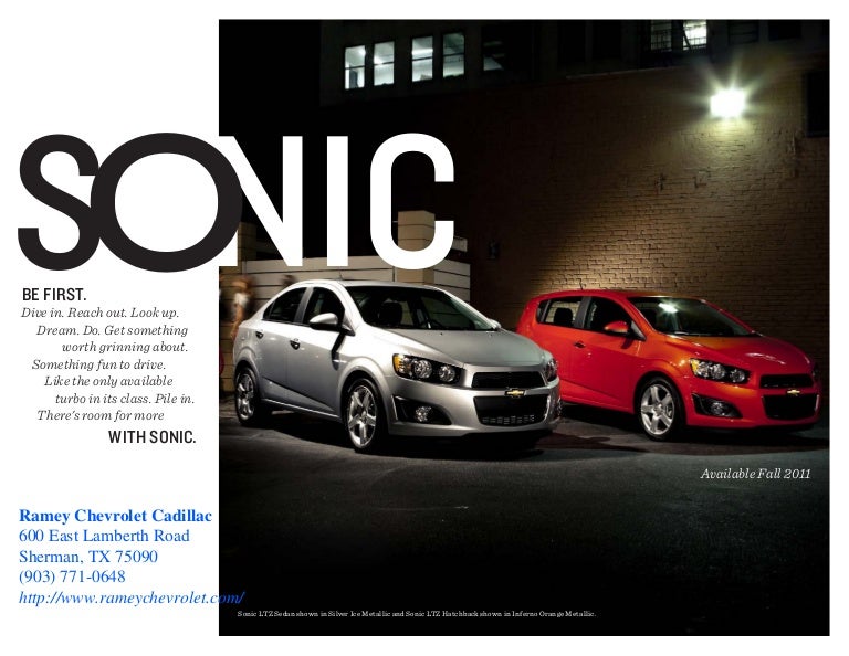 2012 Chevy Sonic for sale in Sherman TX Sherman Chevrolet Dealer