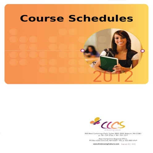2012 class schedule_02_10_12 | PDF