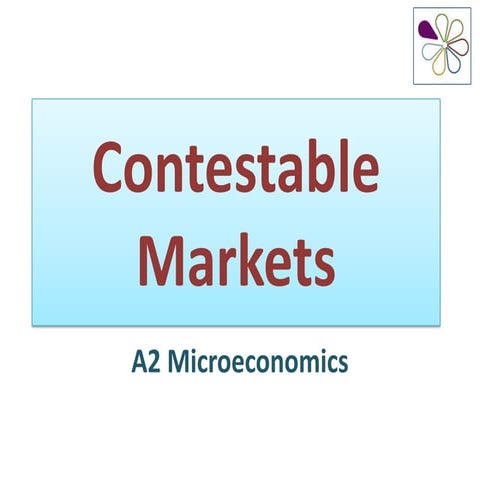 Contestable Markets