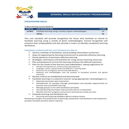 I epd sample_post_primary_induction_action_plan_range_of_teaching ...