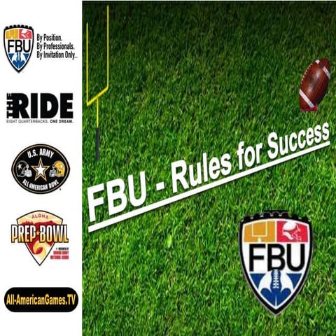 2012 FBU rules for success