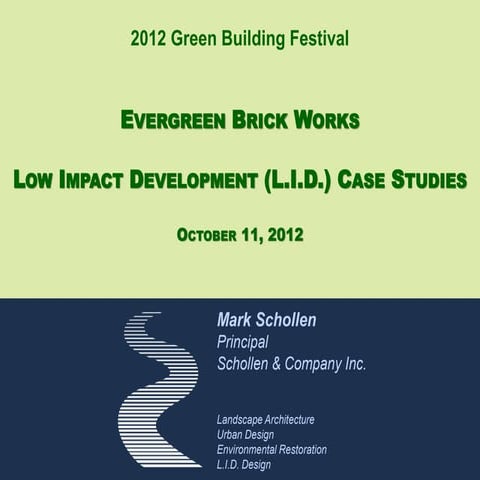 Low-Impact Development Case Study Examples