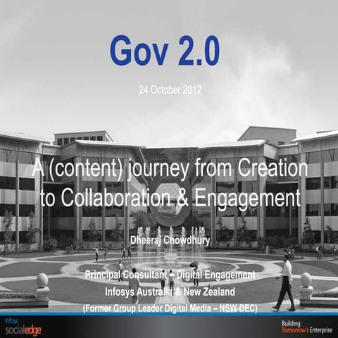 The content journey from Creation to Collaboration and Engagement